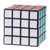4x4x4 SS Spring Magic Cube 3rd Gen Black (60mm)